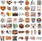 Basketball Stickers |50 Pcs Basketball Waterproof Vinyl Decals for Water Bottles Laptop Car Luggage Cup Computer Mobile Phone Skateboard Décor